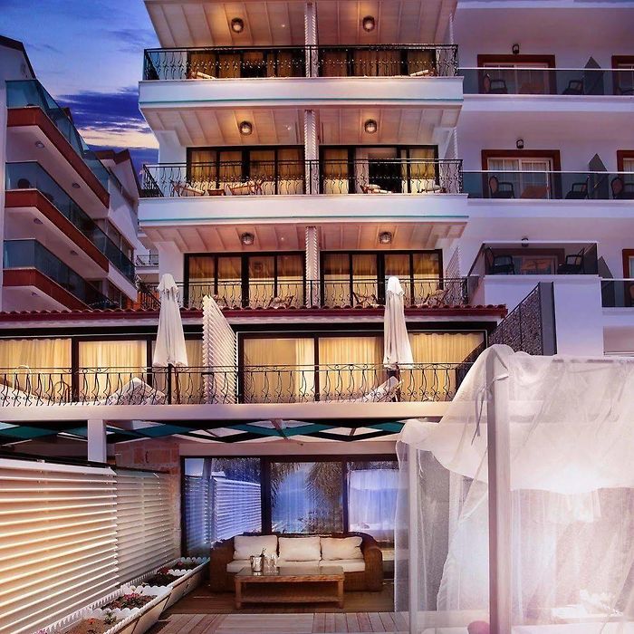 View From Our Hotel Room At Dusk Picture Of Maki Hotel Kas Tripadvisor